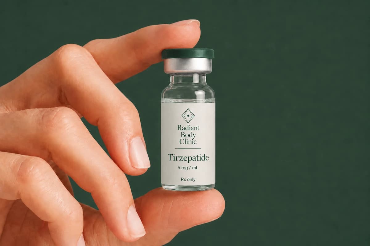 Radiant Tirzepatide protocol — clinical still life